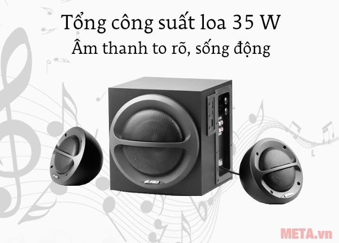 Loa Fenda A111 phát ra âm thanh và bass to rõ