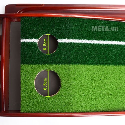 Kích thước 2 lỗ golf của thảm tập Golf Putting DG