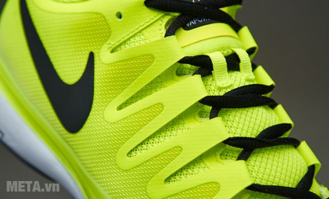 Giày tennis nam Nike Zoom Vapor 9.5 Tour Volt 631458-701 thiết kế dạng lưới thông thoáng.
