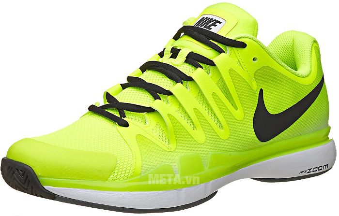 Giày tennis nam Nike Zoom Vapor 9.5 Tour Volt 631458-701 giúp chơi tennis an toàn.