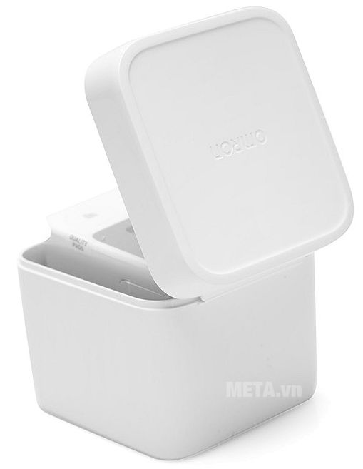 Máy đo huyết áp cổ tay HEM-6121 thiết kế hộp đựng bên trong bằng nhựa Máy đo huyết áp cổ tay HEM-6121 thiết kế hộp đựng bên trong bằng nhựa