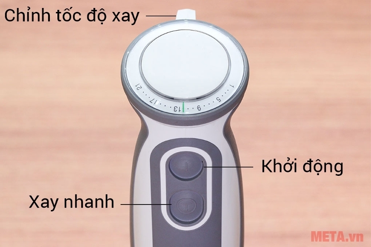 Máy xay cầm tay Braun MQ5035 Sauce Vario cho bạn cầm nắm và điều chỉnh chỉ với một tay