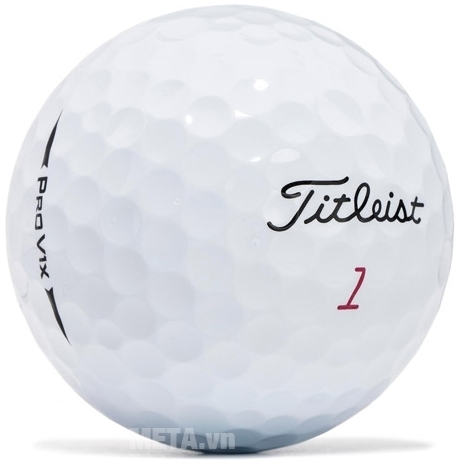 Bóng golf Titleist Pro V1X (New 2017) với thiết kế 328 điểm lõi trên bề mặt bóng.