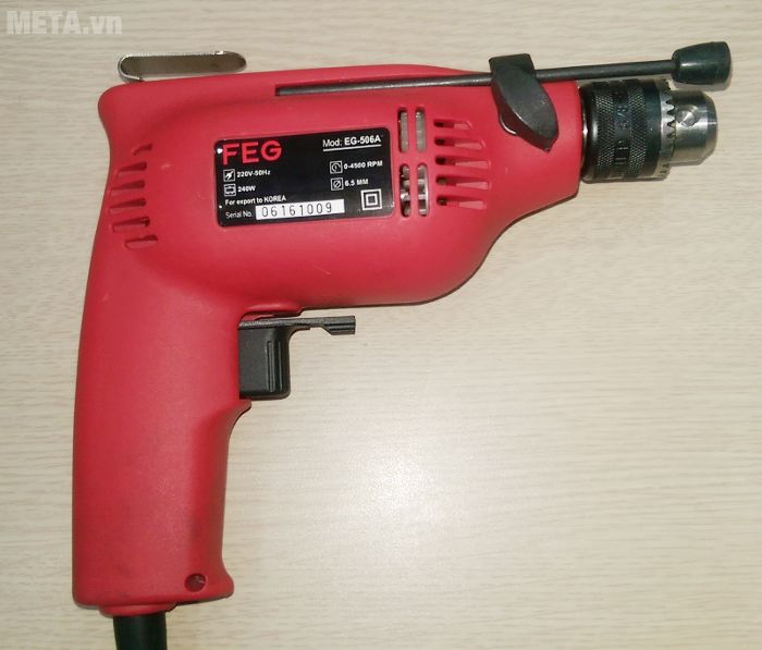 Máy khoan đầu cặp FEG EG-506A có đầu cặp 6.5mm