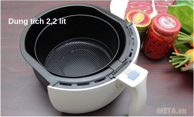 Nồi chiên nướng chân không Magic A70-New có dung tích lòng nồi 2.2 lít Nồi chiên nướng chân không Magic A70-New có dung tích lòng nồi 2.2 lít