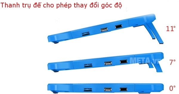 Đế tản nhiệt Cool Cold™ Elegant Ice 1 Pro - K21 Pro mỏng nhẹ, cho phép thay đổi góc độ