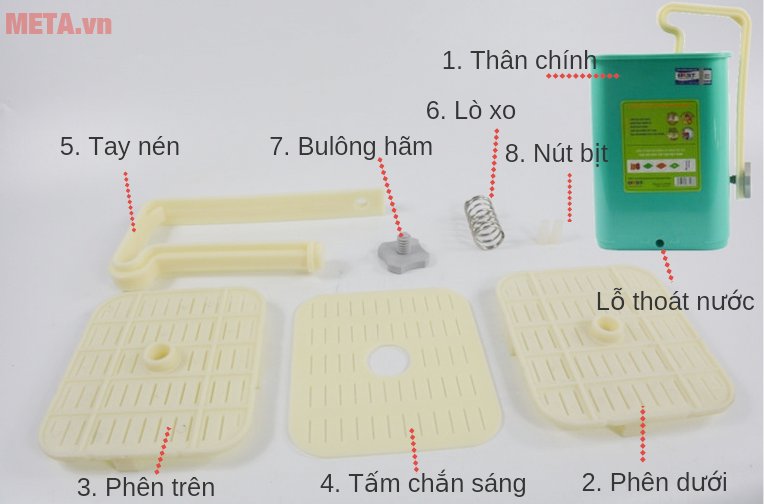 Cấu tạo của máy làm giá đỗ sạch, rau mầm đa năng BKST - Phiên bản tự động