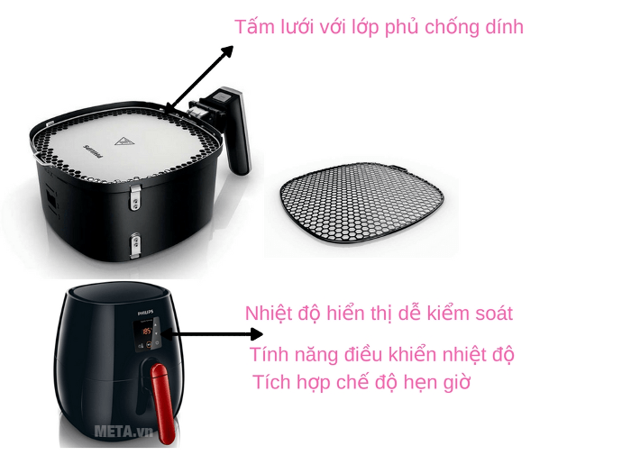 Nồi chiên không dầu Philips HD9238