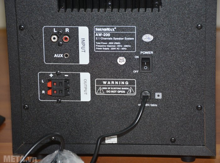 Loa vi tính SoundMax AW200 có loa siêu trầm 40W Loa vi tính SoundMax AW200 có loa siêu trầm 40W