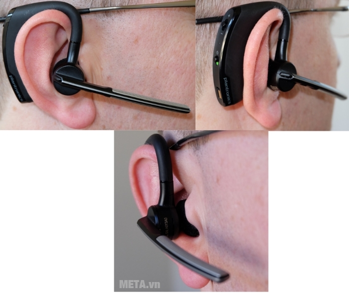 Cách đeo tai nghe Bluetooth Voyager Legend Uc B235-M