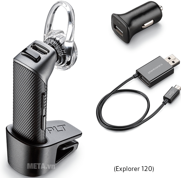 Tai nghe Bluetooth Plantronics Explorer 120 sạc pin bằng micro USB