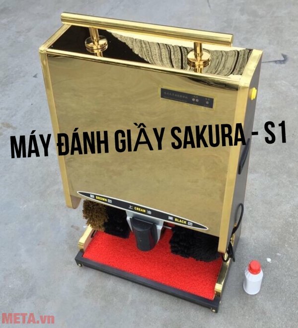 Máy đánh giày Sakura SKR-S1 có mô tơ vận hành khỏe sẽ giúp bạn làm sạch giày trong vòng 30 - 60 giây