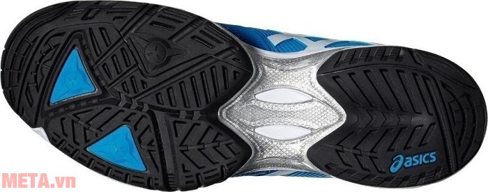 Giày tennis nam Asics Gel Solution Speed E600N-4301 thiết kế đế có nhiều rãnh giúp bám sân tốt.