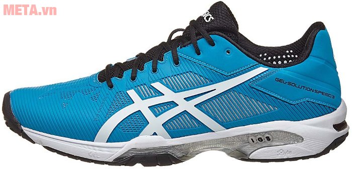 Giày tennis nam Asics Gel Solution Speed E600N-4301 màu xanh trắng sang trọng 