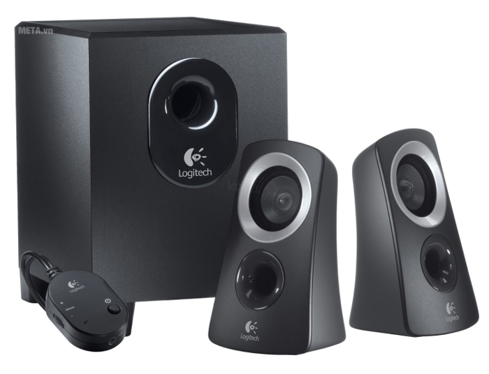 Loa Logitech Speaker System Z313 hỗ trợ điều khiển từ xa bằng dây