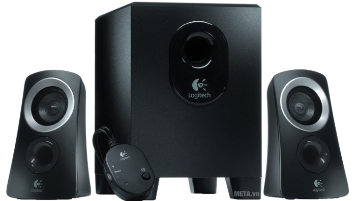 Loa Logitech Speaker System Z313 - EU 2.1 kênh gồm 2 loa vệ tinh và 1 loa Sub