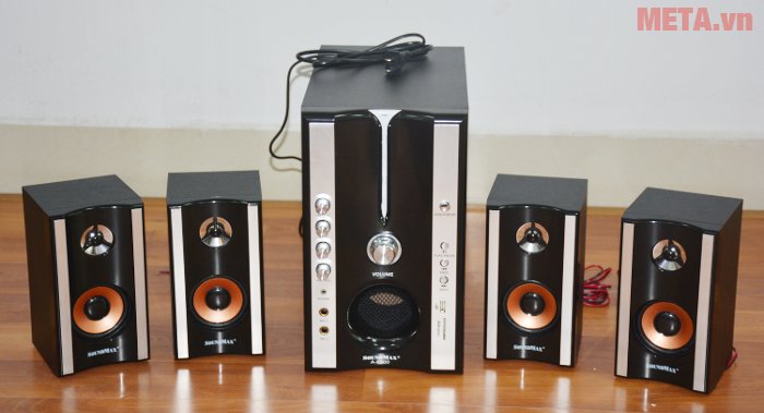 Loa máy tính SoundMax A8900 4.1 hỗ trợ hát karaoke.