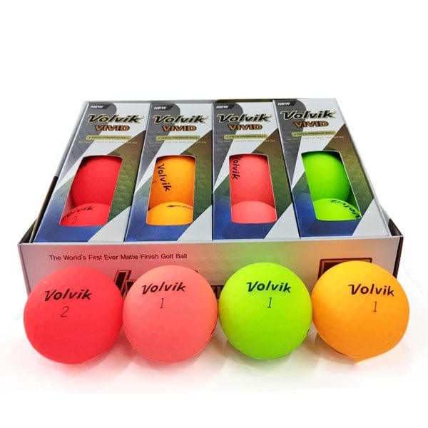 Bóng golf Volvik Vivid (hộp 12 quả)