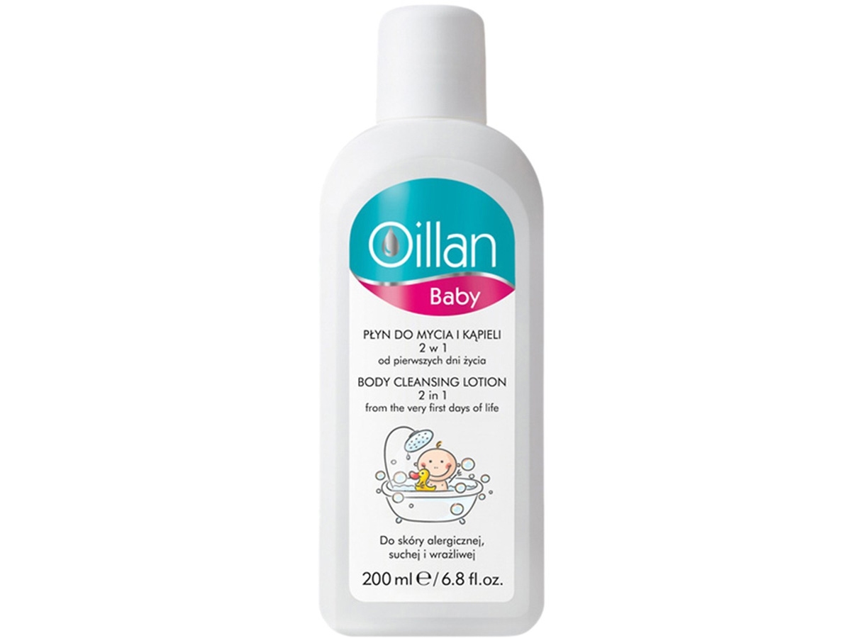 Sữa tắm gội toàn thân 2 trong 1 Oillan baby 200ml (Cho trẻ từ 1 ngày tuổi)