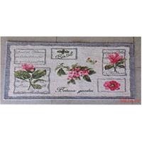 Thảm cotton in hoa cao cấp