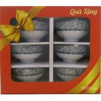 Bộ 6 chén sứ Minh Long