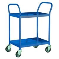 Xe đẩy hàng thép xanh 2 tầng Happy Move 100kg