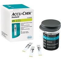 Que thử đường huyết Accu-Chek Instant (Hộp 25 que)