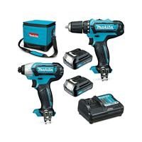 Bộ sản phẩm máy khoan vặn vít Makita CLX224S