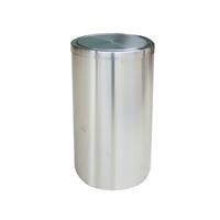 Thùng rác inox trắng nắp lật Paloca (300mm x 600mm)