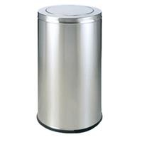 Thùng rác inox tròn nắp lật Paloca (250mm x 600mm)