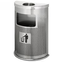 Thùng rác inox bán nguyệt GEV A55