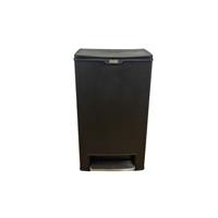 Thùng rác inox đạp vuông lớn Fitis Mega SPL2-903 - 40 lít