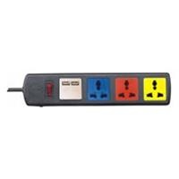 Ổ cắm kéo dài đa năng LiOA 4D32NUSB (Có 2 cổng sạc USB)