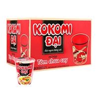 Mì tôm Kokomi đại tôm chua cay (24 hộp x 65g)