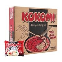 Thùng 100 gói Kokomi tôm chua cay (65gr/gói)