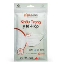 Khẩu trang y tế 4 lớp (1 túi 6 chiếc)