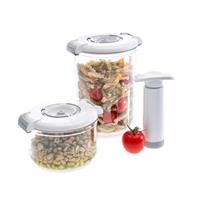 Bộ hộp bảo quản chân không tròn Status (5 món)