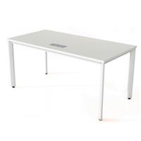 Bàn làm việc chân sắt ống ovan Fami Lufa OV1608S (1.600mm x 800mm x 750mm)