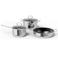 Bộ nồi chảo inox 3 món Easy cook Sunhouse SHG993E