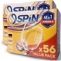 Viên rửa bát hiệu Spin all in 1 (hộp 56 viên)