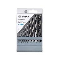 Bộ mũi khoan sắt đa năng Bosch HSS PointTeQ 10 mũi 1-10mm 2608577348
