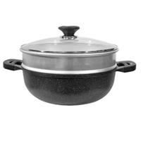 Chảo sâu 2 quai, xửng hấp Korea King KW-32MSI