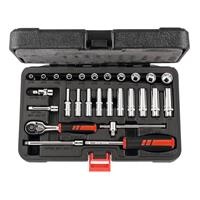 Bộ cần siết và đầu khẩu hệ inch 1/4 inch Holex 630045