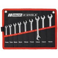 Bộ cờ lê 2 đầu miệng nghiêng 15 độ và 75 độ Holex 612405 9