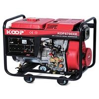 Máy phát điện chạy dầu 5Kw Koop KDF6700XE - Đề nổ