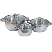 Bộ nồi inox Hare HR-S301 (16cm, 20cm, 24cm)