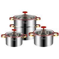 Bộ nồi inox đáy từ Hare HR-S345