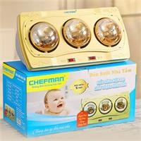 Đèn sưởi nhà tắm 3 bóng Chefman CM-663B