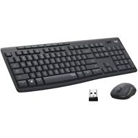 Bộ bàn phím và chuột không dây Logitech MK295 silent