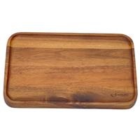 Khay gỗ Kaiyo hình chữ nhật, kích thước 30x20x2cm KWT 7053